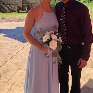 Azazie Ginger bridesmaid dress in mist blue